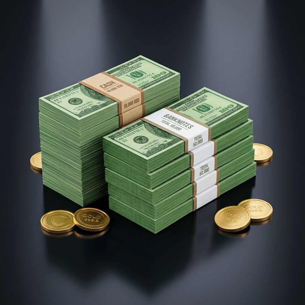 Money and Progression 3D Icon